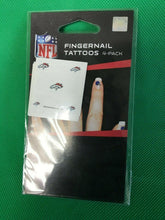 NFL Denver Broncos 4 Pack Nail Design Fingernail Tattoos NWT