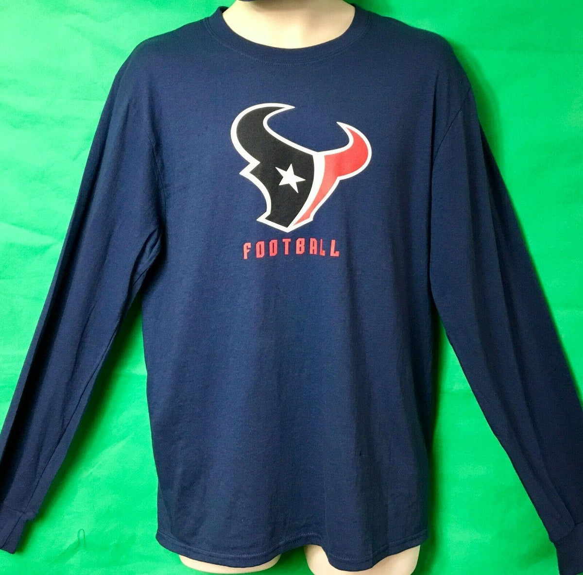 NFL Houston Texans Pro Line Fanatics L/S T-Shirt Men's Medium NWT