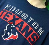 NFL Houston Texans Pro Line Fanatics Blue L/S T-Shirt Men's Medium NWT