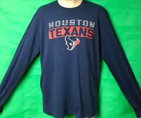 NFL Houston Texans Pro Line Fanatics Blue L/S T-Shirt Men's Medium NWT