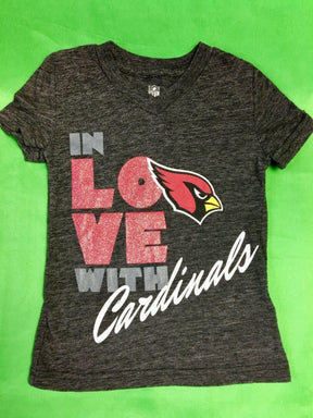 NFL Arizona Cardinals Glittery Girls' T-Shirt Youth X-Small 4
