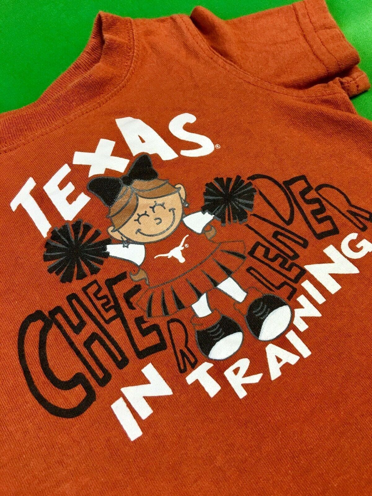 NCAA Texas Longhorns "Cheerleader in Training" Girls' T-Shirt 18 Months