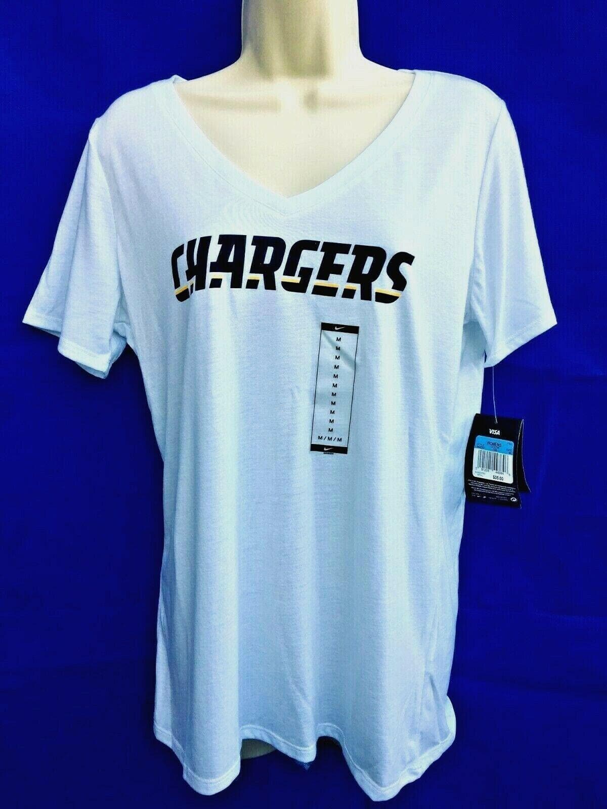NFL Women's Los Angeles Chargers Tri-Blend Performance T-Shirt NWT Medium