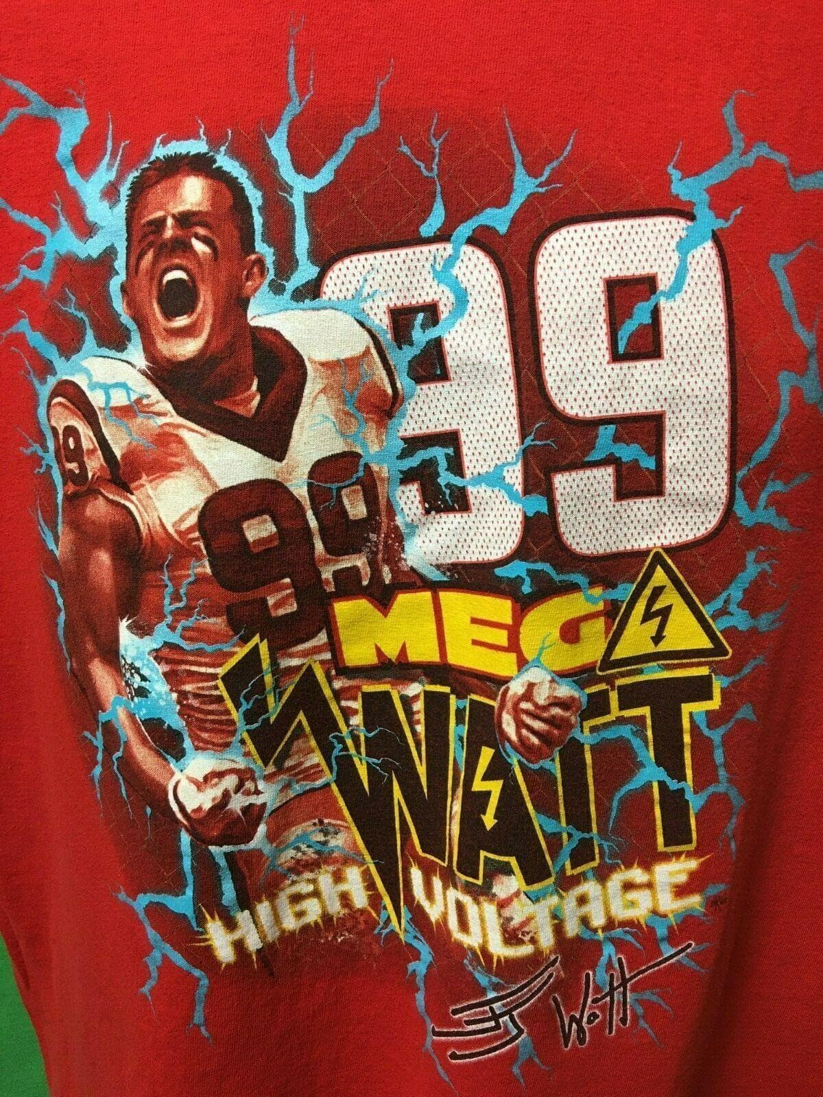 NFL Houston Texans J.J. Watt #99 High Voltage T-Shirt Men's Large