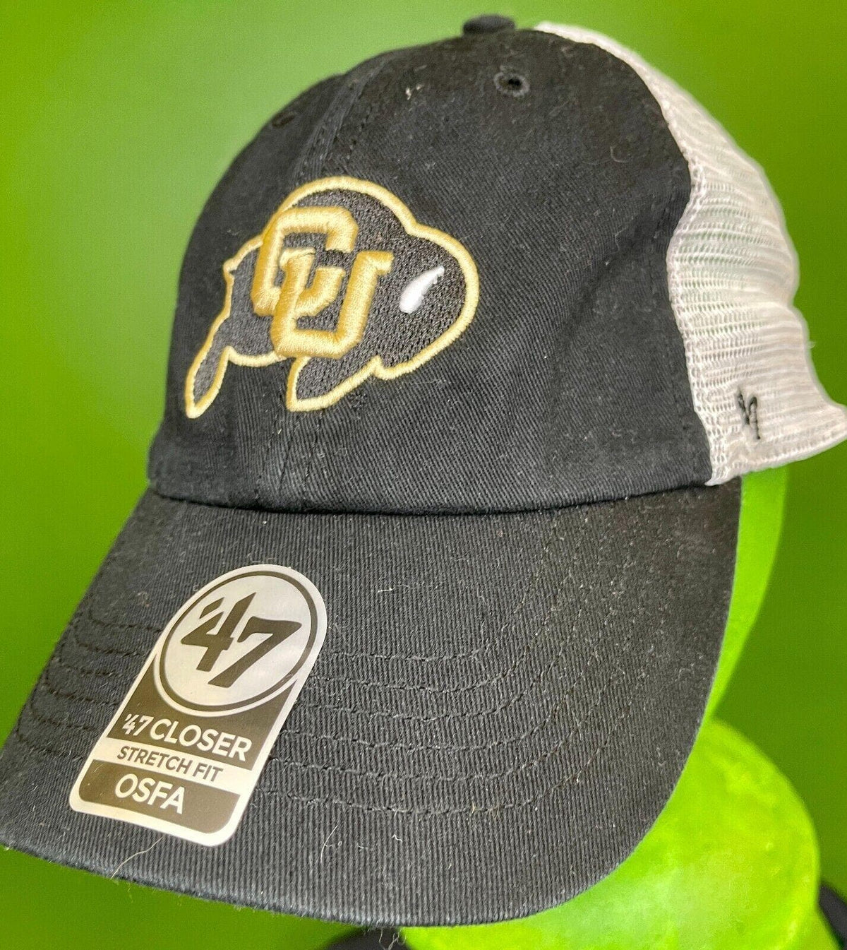 NCAA Colorado Buffaloes '47 Brand Stretch Mesh Hat Cap NWT OSFA